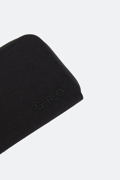 GROCERY CORDURA ZIP WALLET/ BLACK