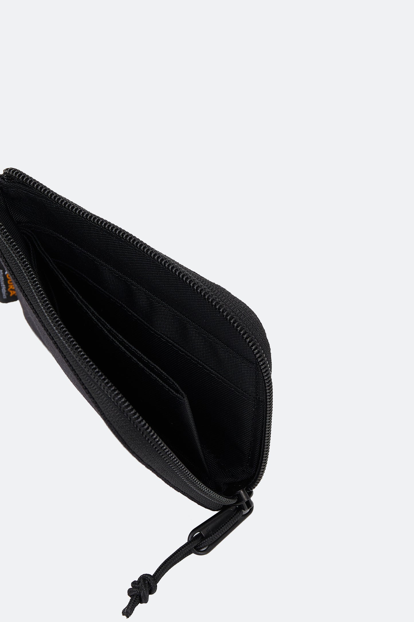 GROCERY CORDURA ZIP WALLET/ BLACK