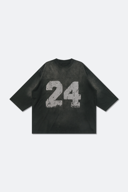 GROCERY WASHED 24 MID SLEEVE TEE/ WASHED GREEN