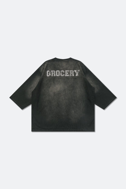 GROCERY WASHED 24 MID SLEEVE TEE/ WASHED GREEN