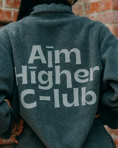 Aim Higher Club Faculty of Sports Fleece Full-Zip Jacket/ Grey