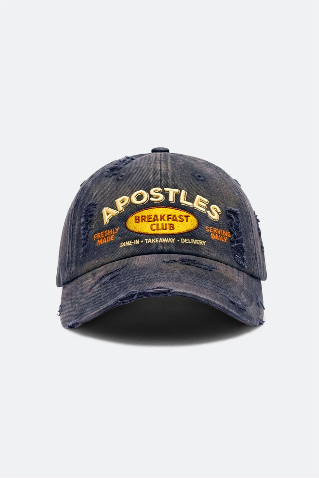 APOSTLES BREAKFAST CLUB WASHED CREW CAP – BLUEBERRY ROAST