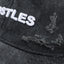 APOSTLES A002 / ACID WASHED DISTRESSED LOGO CAP 2.0 - SMOKY BLACK