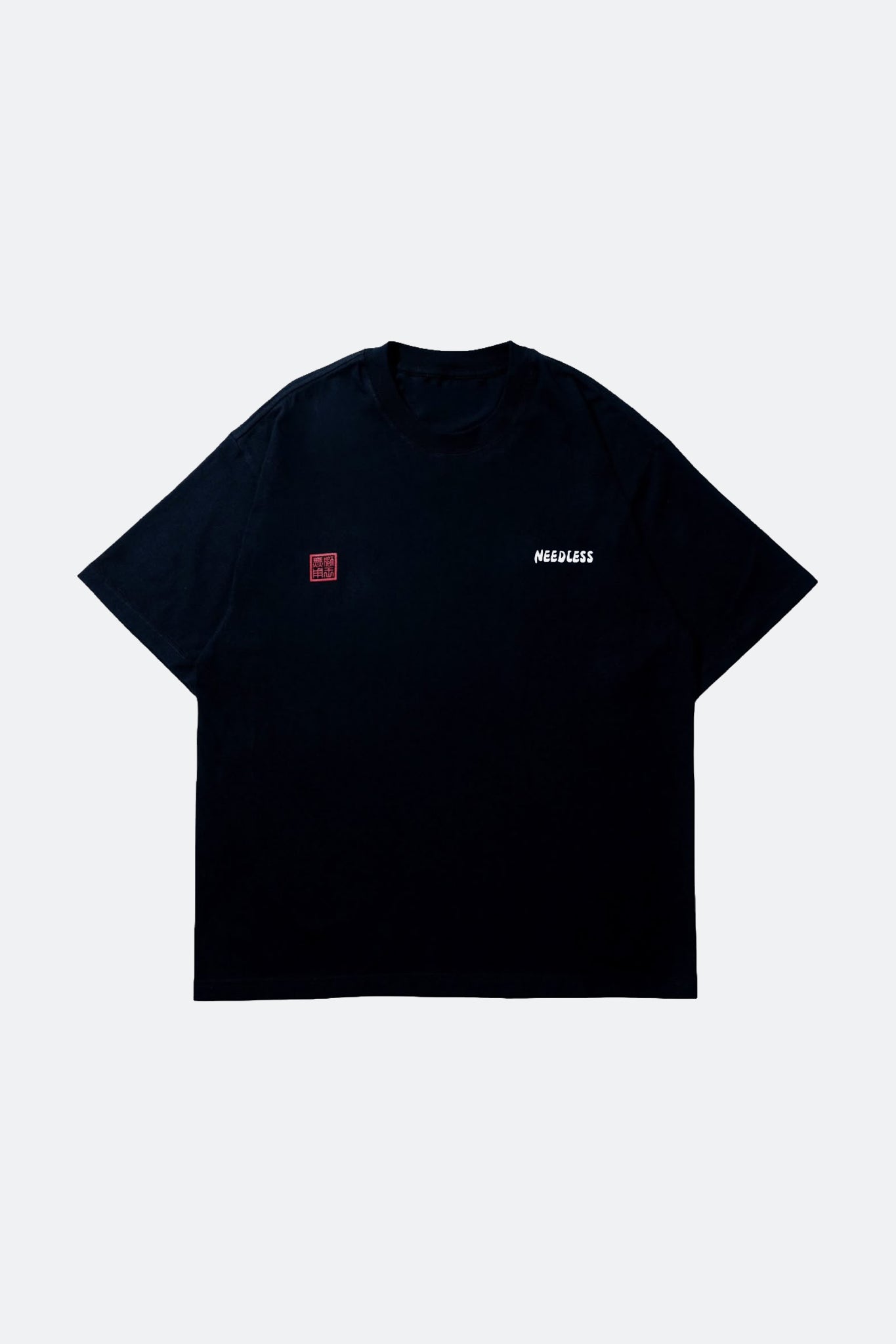 NEEDLESS SS26 SIGNATURE REGULAR TEE/ BLACK