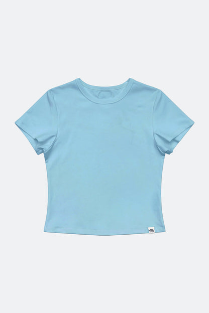 Aim Higher Club Essential Fitted Tee/ Vintage Sky Blue