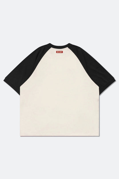 GROCERY | TARMAC | TOY STORY THE TOYS RAGLAN TEE/ BLACK & IVORY