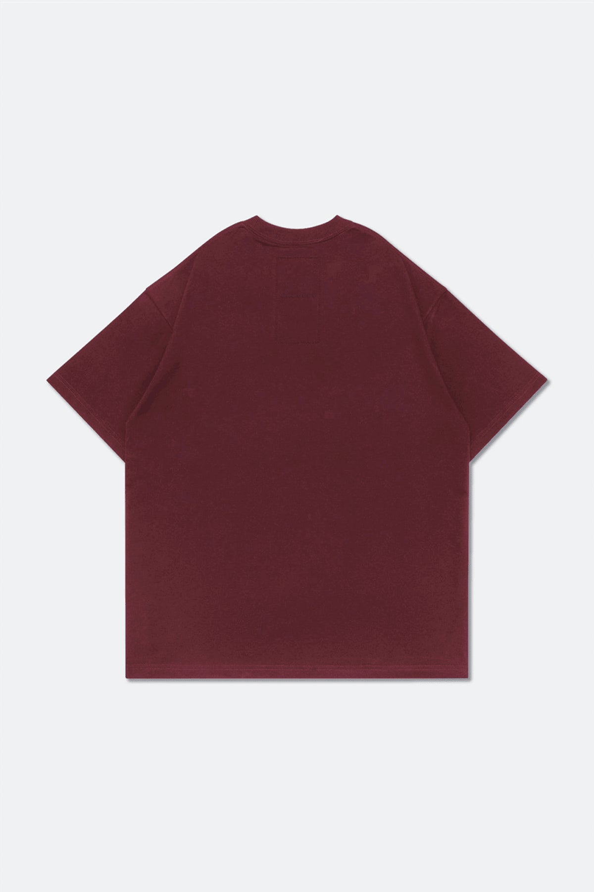 GROCERY BASIC WASHED BOXY TEE/ BURGUNDY