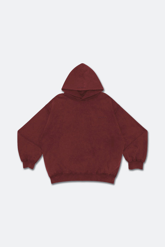 GROCERY BASIC WASHED HOODIE/ BURGUNDY