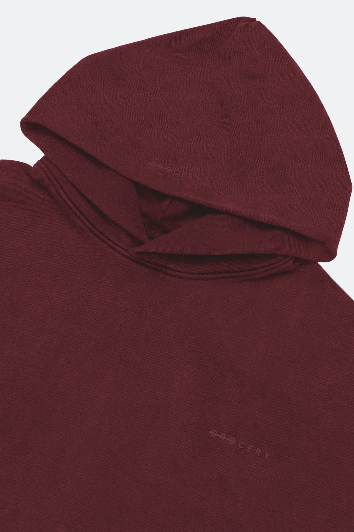 GROCERY BASIC WASHED HOODIE/ BURGUNDY
