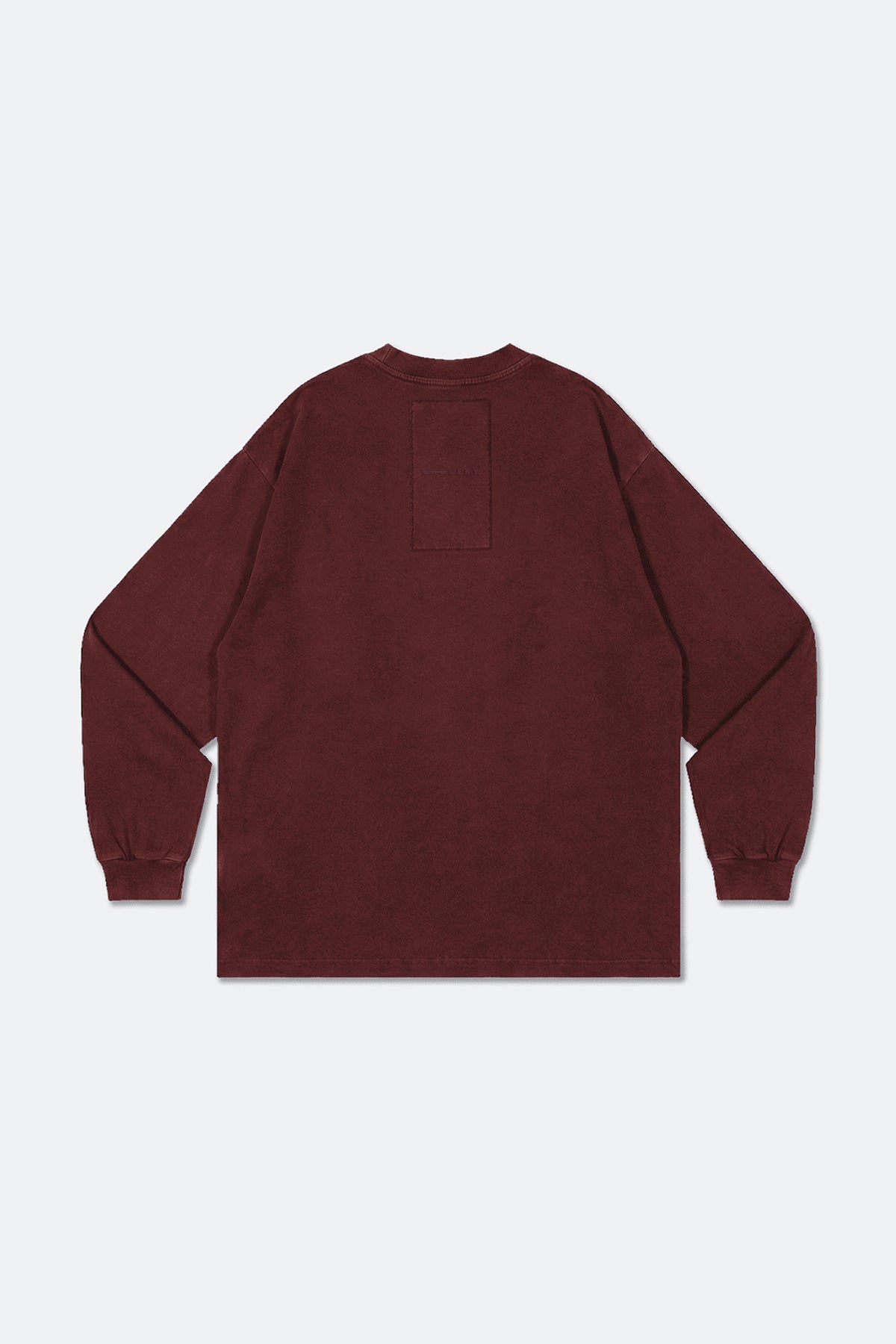 GROCERY BASIC WASHED LONG TOP/ BURGUNDY