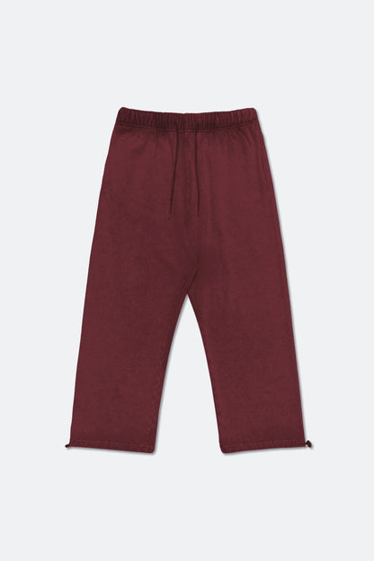 GROCERY BASIC WASHED SWEATPANTS/ BURGUNDY