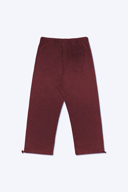 GROCERY BASIC WASHED SWEATPANTS/ BURGUNDY