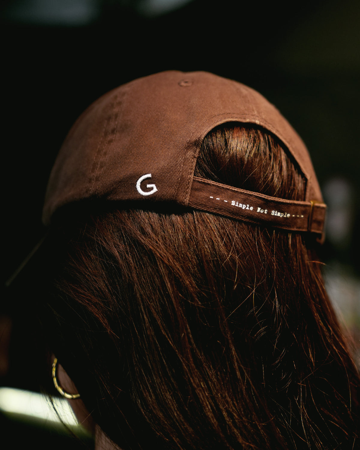 GROCERY X CUMA CAFE WASHED LOGO CAP/ BROWN