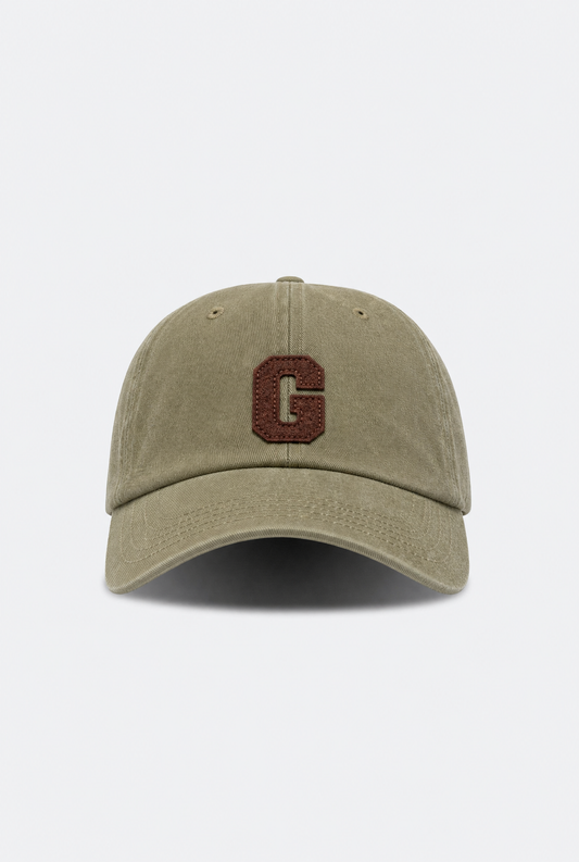 GROCERY LIGHT WASHED G LOGO CAP/ SAND