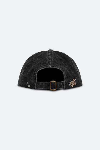 GROCERY x GWEILO BEER EMBROIDERY WASHED CAP/ BLACK