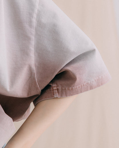 GROCERY WASHED POCKET INVOICE BOXY TEE/ SUN FADE PINK