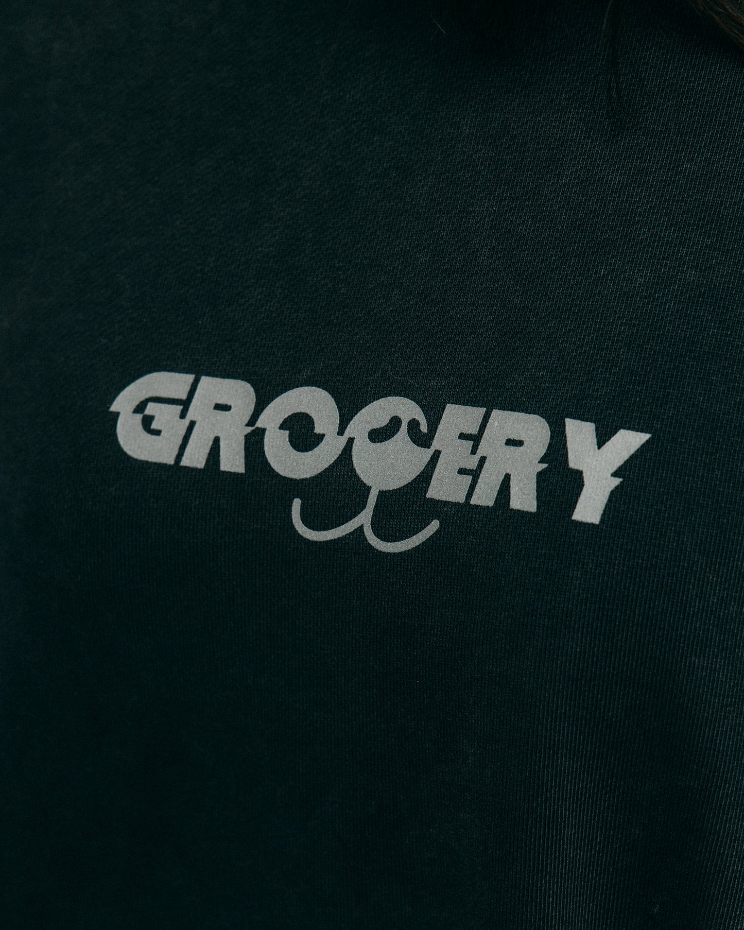 GROCERY x NO BOO NO LIFE WASHED HOODIE/ WASHED BLACK