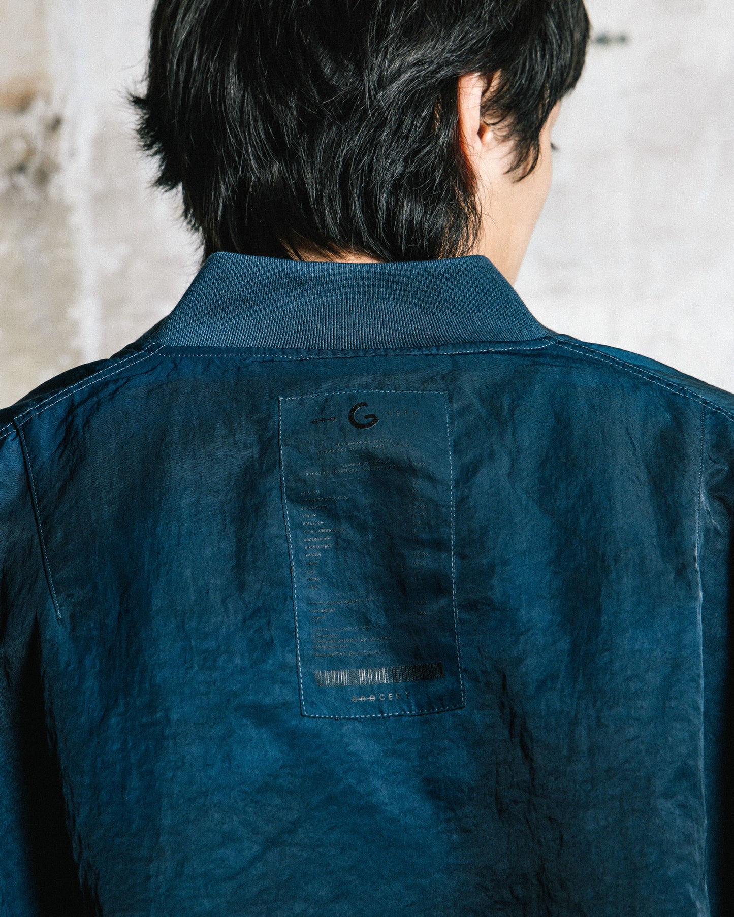 GROCERY WASHED MA-1 BOMBER JACKET/ DIRTY NAVY