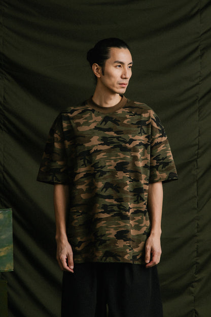 GROCERY INVOICE TEE/ CAMO