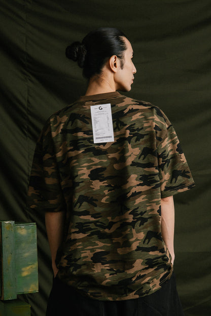 GROCERY INVOICE TEE/ CAMO