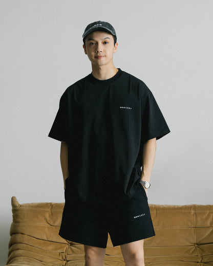 GROCERY BASIC BOXY TEE/ BLACK