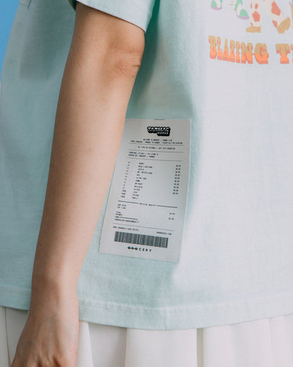 GROCERY | TARMAC | TOY STORY BLAZING TRAILS WASHED GRAPHIC POCKET BOXY TEE/ FADED TIFFANY BLUE