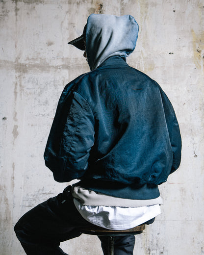 GROCERY WASHED MA-1 BOMBER JACKET/ DIRTY NAVY