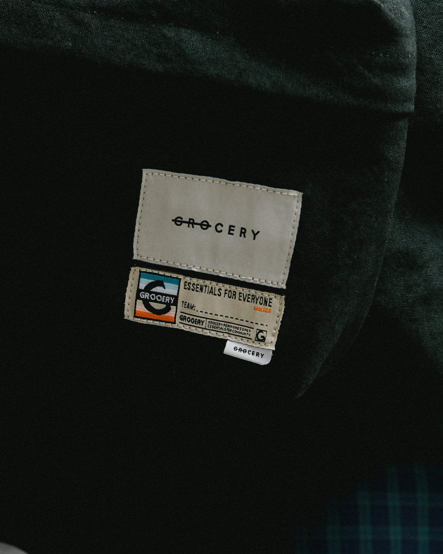 GROCERY 22L PATCH LOGO DAYPACK/ WASHED CHARCOAL
