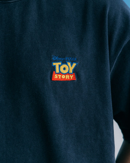 GROCERY | TARMAC | TOY STORY WOODY & JESSIE WASHED GRAPHIC BOXY TEE/ NAVY