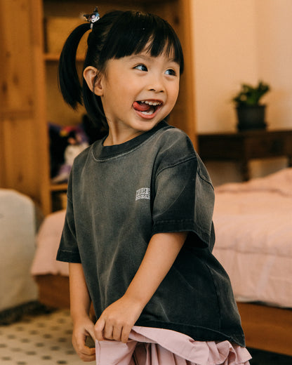 GROCERY | KUROMI KIDS SKETCH KUROMI WASHED GRAPHIC TEE/ FADED BLACK