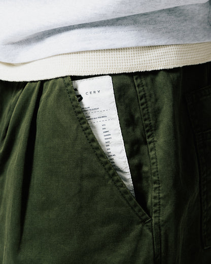 GROCERY WASHED CHINO SHORTS/ OLIVE