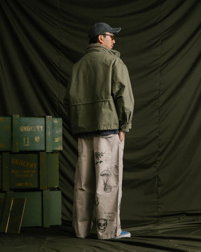 GROCERY M-65 MILITARY FIELD JACKET/ OLIVE