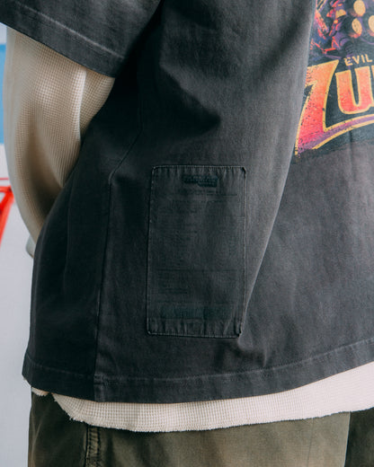 GROCERY | TARMAC | TOY STORY ZURG WASHED GRAPHIC BOXY TEE/ BROWN