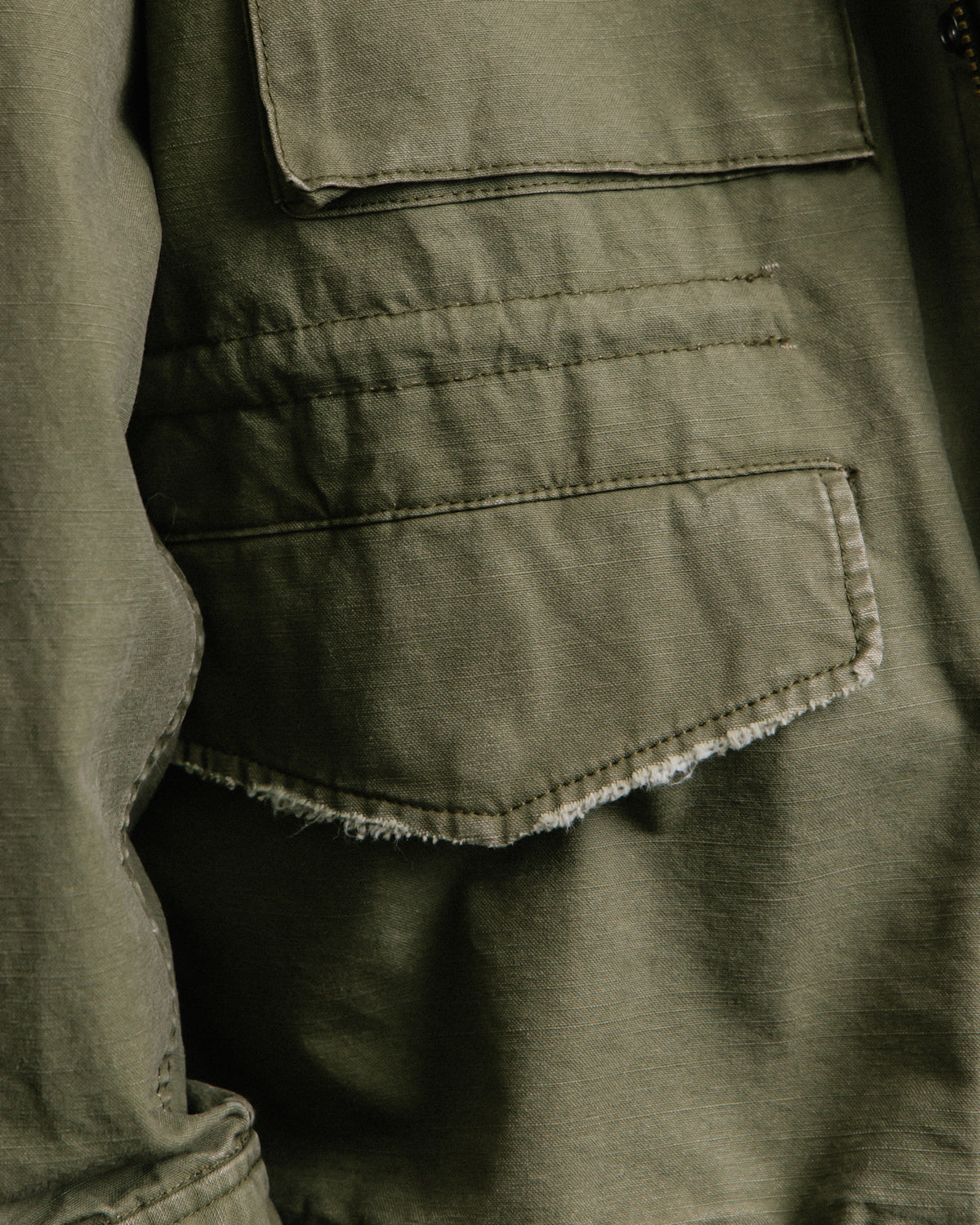 GROCERY M-65 MILITARY FIELD JACKET/ OLIVE