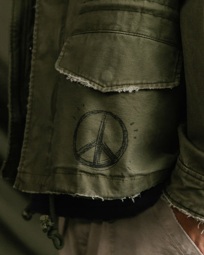 GROCERY M-65 MILITARY FIELD JACKET/ OLIVE