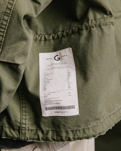 GROCERY M-65 MILITARY FIELD JACKET/ OLIVE