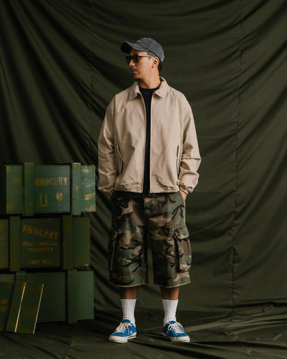 GROCERY LOGO BI-SWING JACKET/ KHAKI