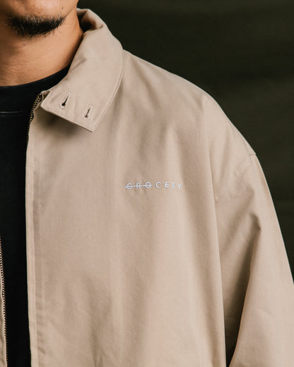 GROCERY LOGO BI-SWING JACKET/ KHAKI