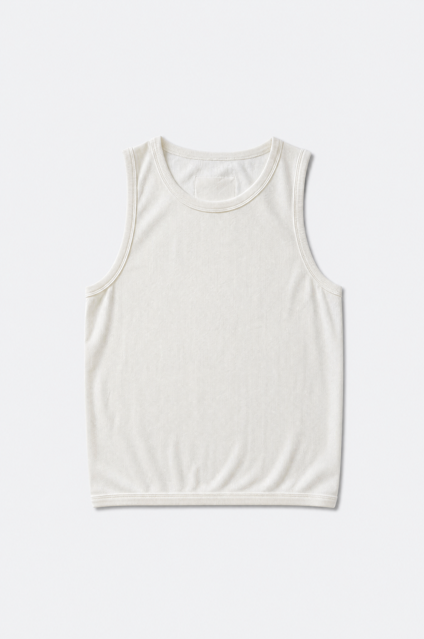 GROCERY INVOICE TANK TOP/ WHITE