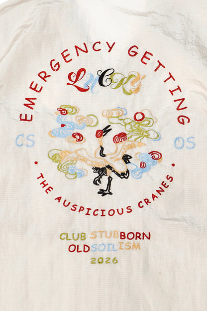 CLUB STUBBORN X OLDSOILISM SOUVENIR SHIRT/ SAND CRANES