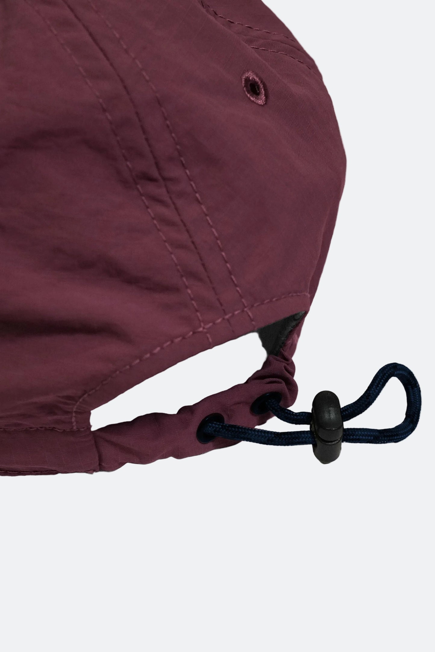 CLUB STUBBORN X OLDSOILISM GEOMETRIC CRANE CAP/ BURGUNDY