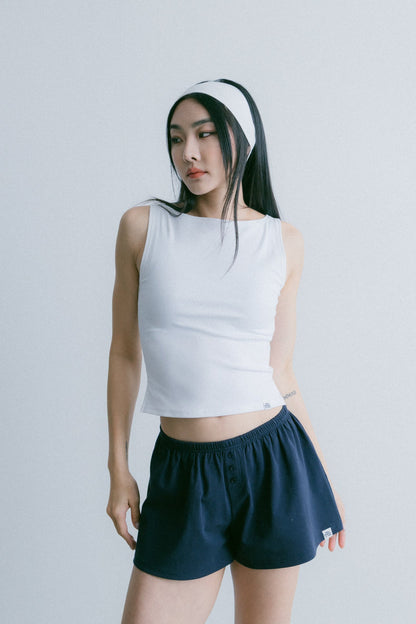 Aim Higher Club Essential Sleeveless Top / Off White
