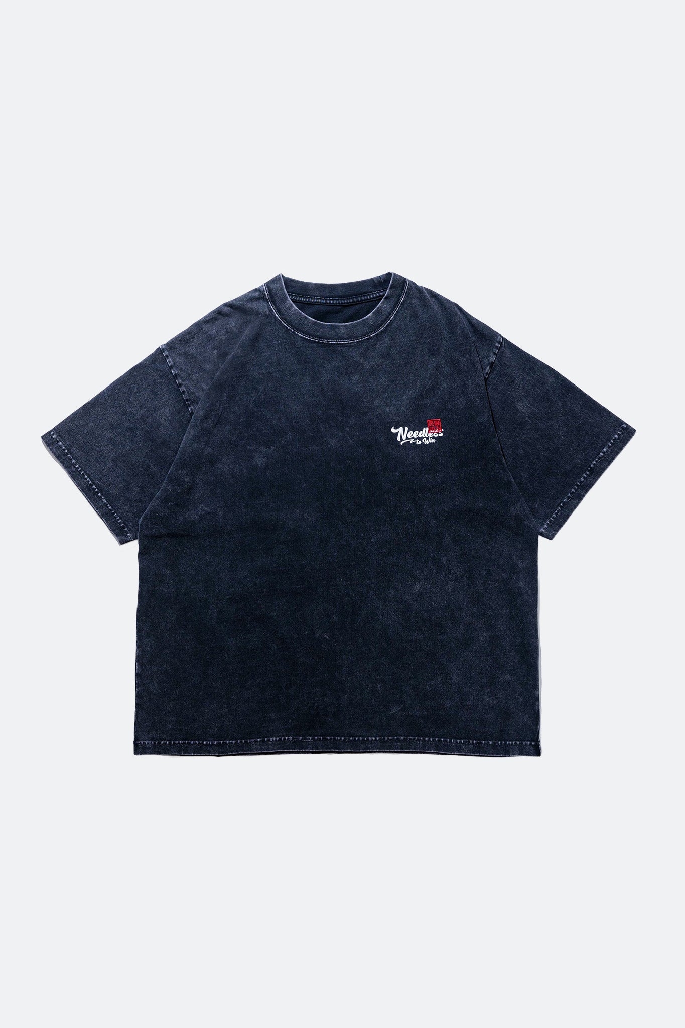 NEEDLESS SS26 吉祥獅王「 撲」WASHED TEE/ BLACK