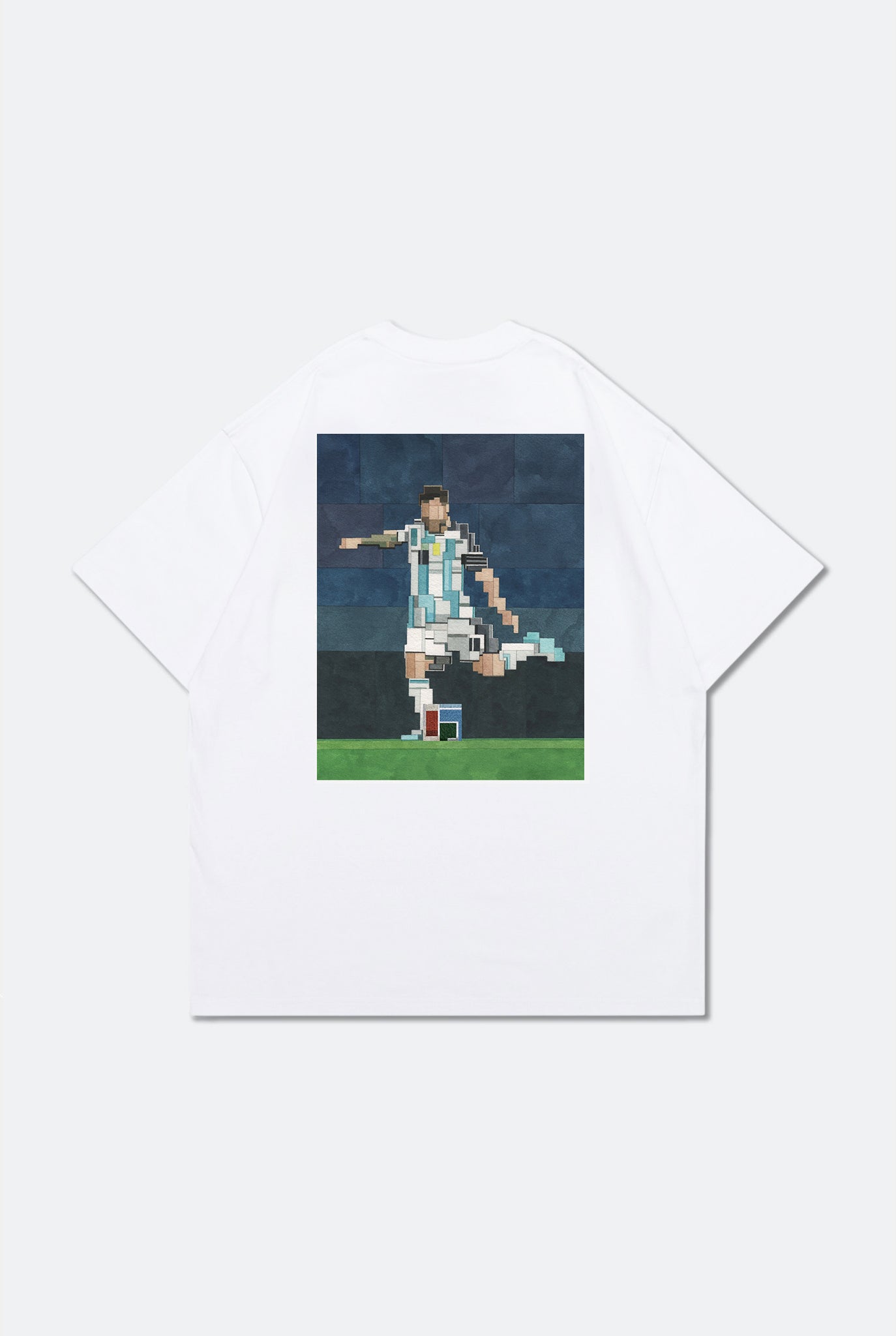GROCERY LAST DANCE OF THE GOAT GRAPHIC TEE BY ADAM LISTER/ WHITE