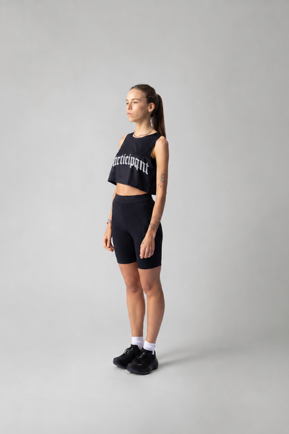 PARTICIPATION CHROME CROP SINGLET
