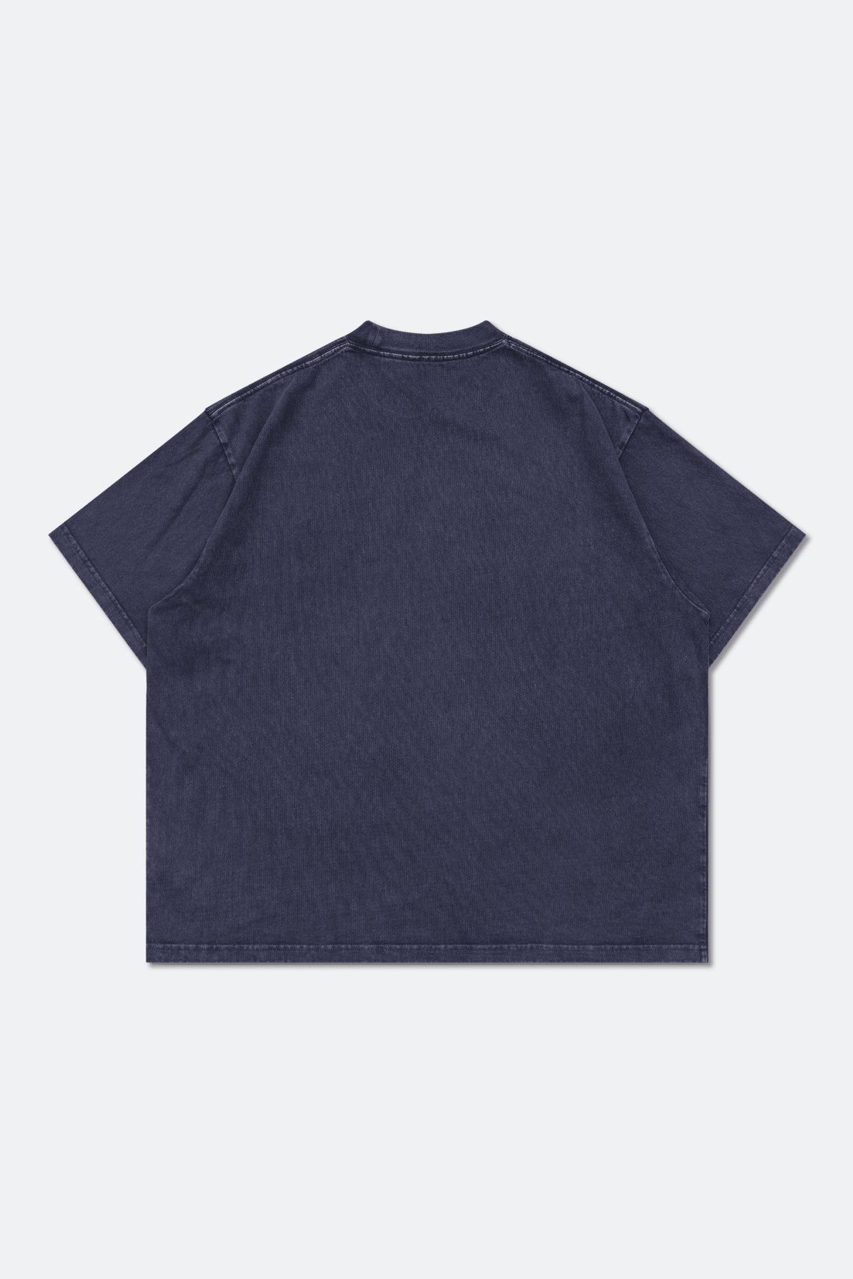 GROCERY VINTAGE COLLEGE LOGO WASHED BOXY TEE/ NAVY