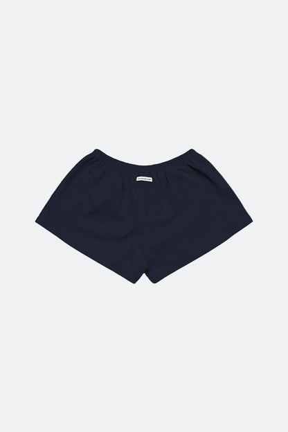 Aim Higher Club Essential Flare Mini Shorts/ Navy