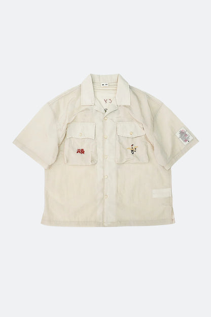 CLUB STUBBORN X OLDSOILISM SOUVENIR SHIRT/ SAND CRANES