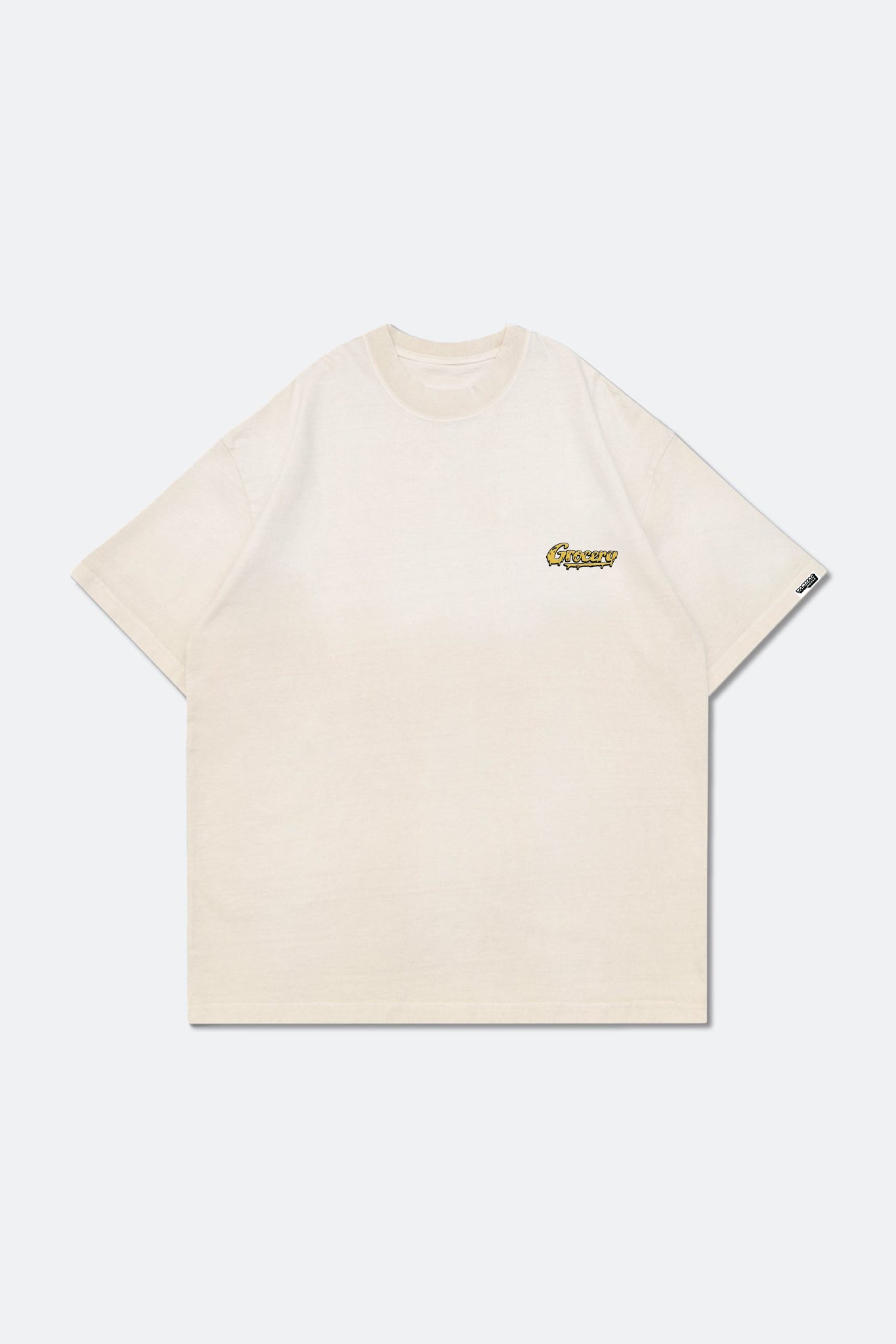 GROCERY | TARMAC | TOY STORY PIZZA PLANET CUP WASHED GRAPHIC BOXY TEE/ CREAM