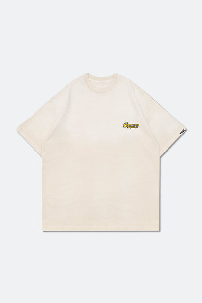 GROCERY | TARMAC | TOY STORY PIZZA PLANET CUP WASHED GRAPHIC BOXY TEE/ CREAM